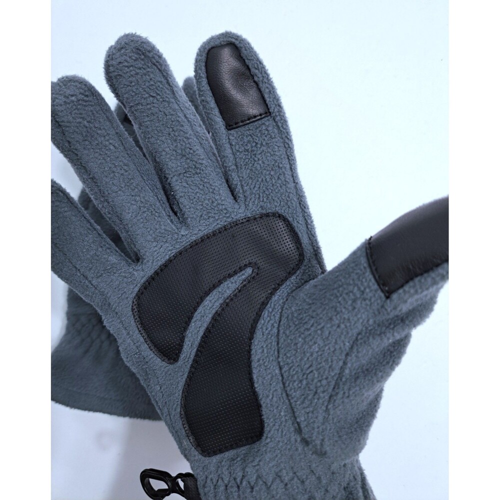 Columbia Men's Medium Thermal Reflective Omni Heat Fleece Winter Gloves Gray - Picture 7 of 7